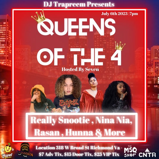 Queens of the 4 V.I.P Ticket