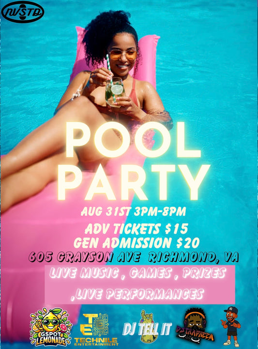 Pool Party Parking Pass
